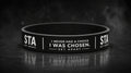 SET APART — Black & white wristband